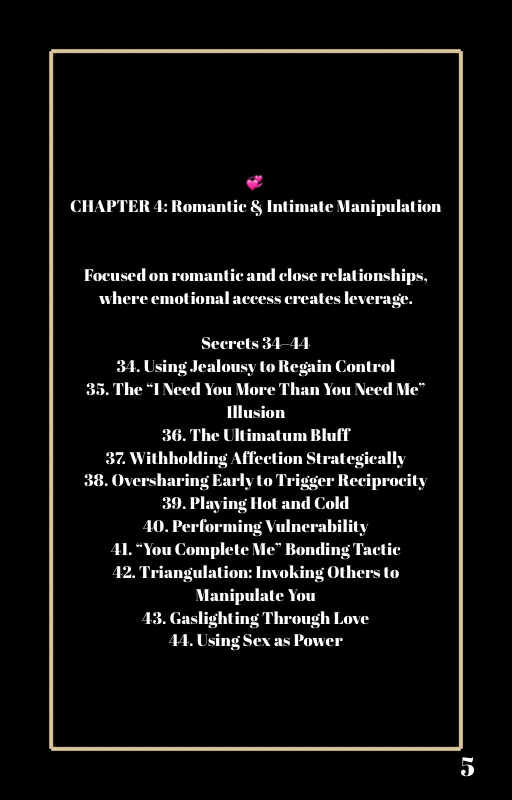 The 88 Secrets Of Manipulation