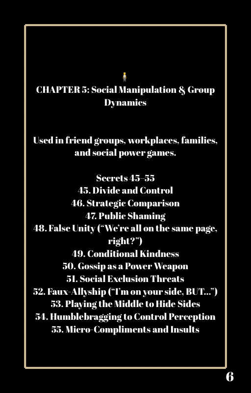 The 88 Secrets Of Manipulation