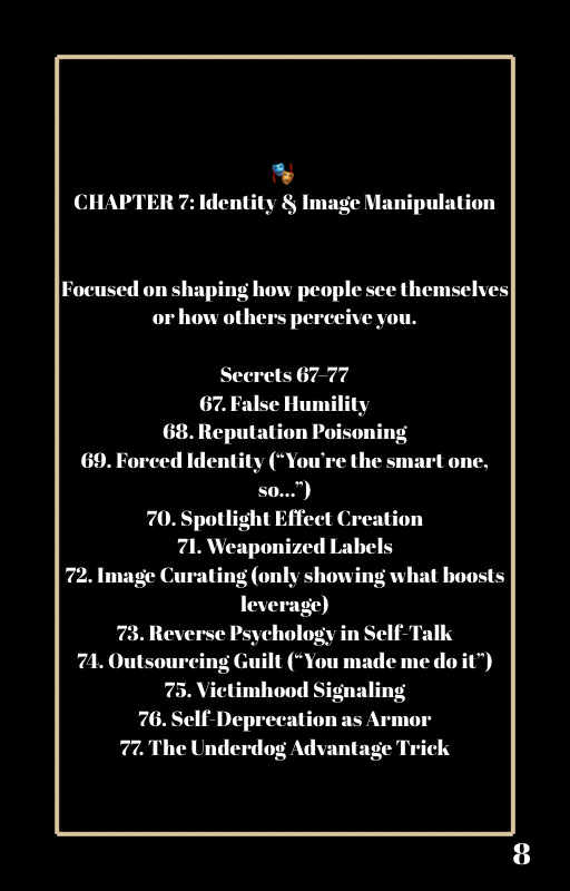 The 88 Secrets Of Manipulation