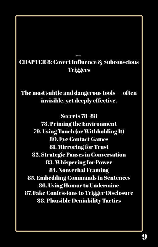The 88 Secrets Of Manipulation